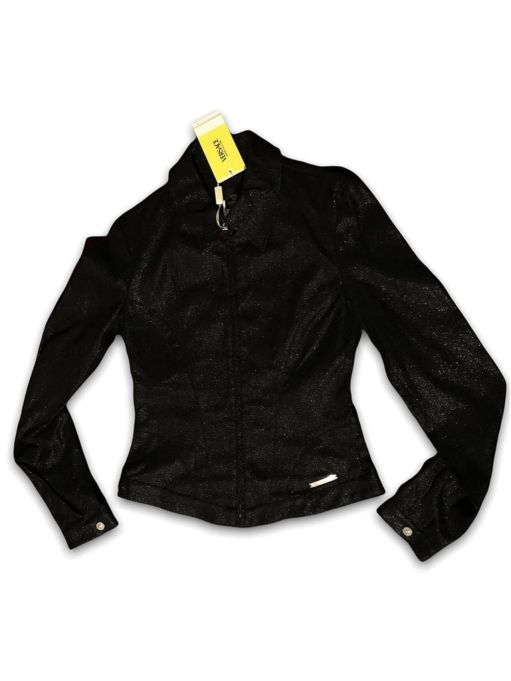 Versace Jeans Couture Black Jean Jacket Size XS